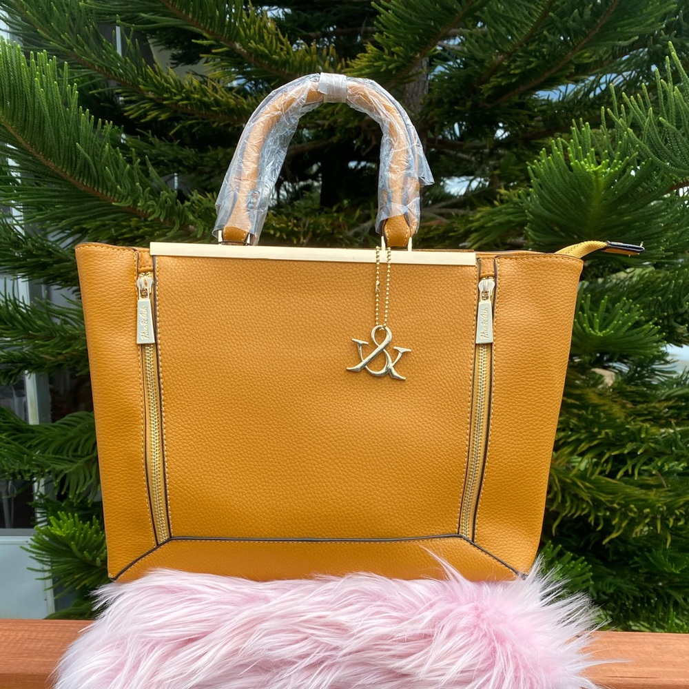 Tote handbag butterscotch